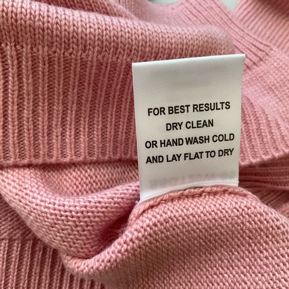 Stitches & Stripes Sweater Womens Large Long Sleeves Knit Tops Pink Rose New - Picture 5 of 10